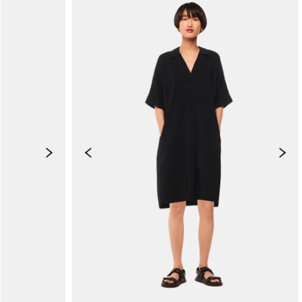 Whistles Pocket Dress Black S